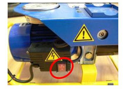 Подсоединить кабели питания электронного блока подачи напряжения (№8 на рис. выше) к внешнему источнику питания (генератору, сети)