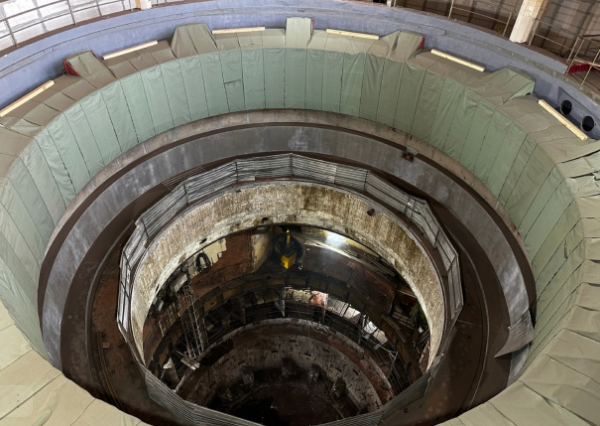 Cпециалисты завершили замену гидроагрегата на Eгличской ГЭС